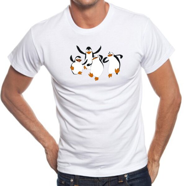 Camiseta cool baile de pingüinos