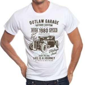 Camisetas cool fashion vintage Outlaw Garage