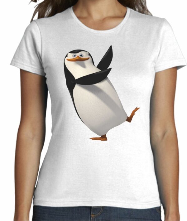 Camiseta con pingüino bailando