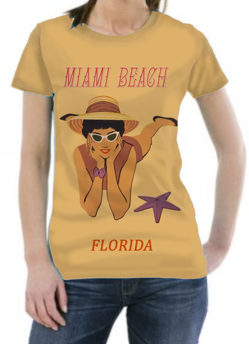 Camiseta Vintage Miami beach