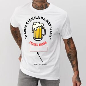 Camisetas para despedidas de soltero con frases originales
